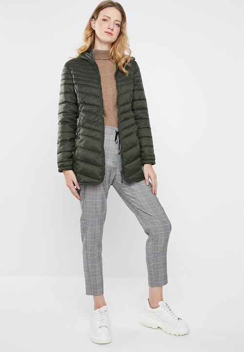 ONLY - Demi puffer coat - green