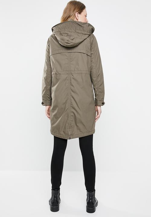 ONLY - Jessica long spring parka - taupe