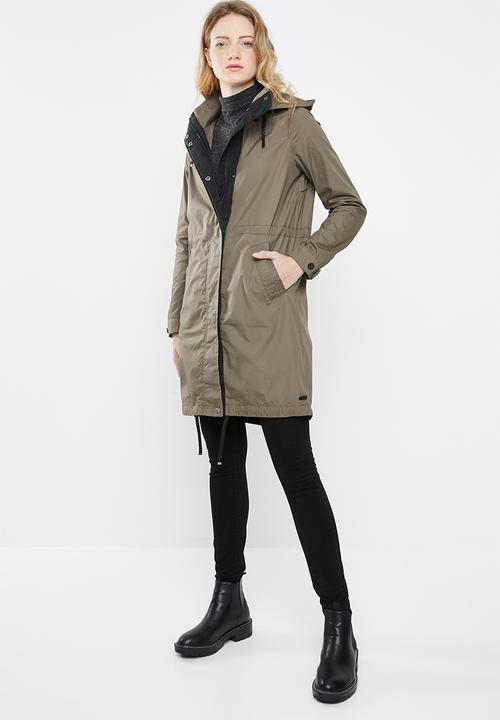 ONLY - Jessica long spring parka - taupe