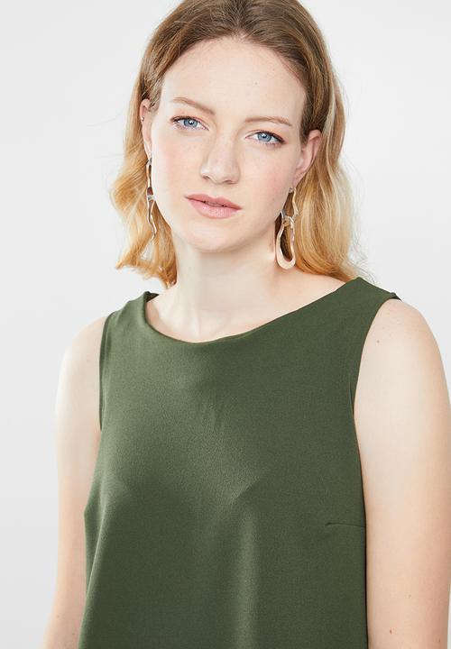 STYLE REPUBLIC - Hi-lo top - green