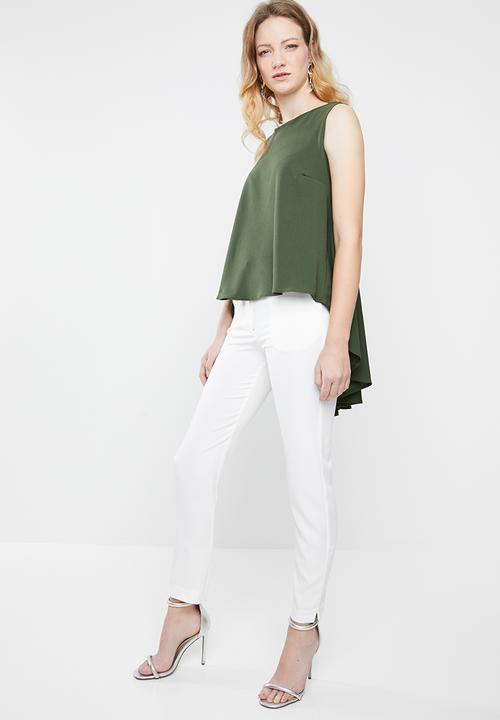 STYLE REPUBLIC - Hi-lo top - green