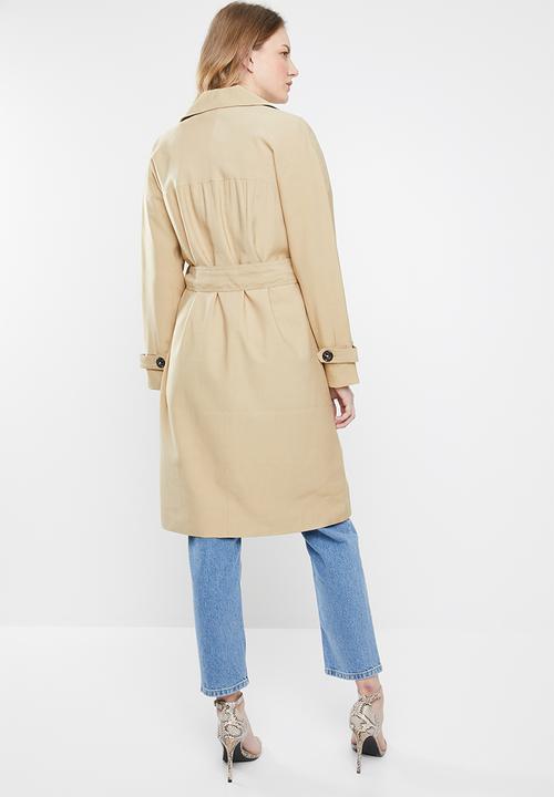 ONLY - Emilia long trench coat - beige