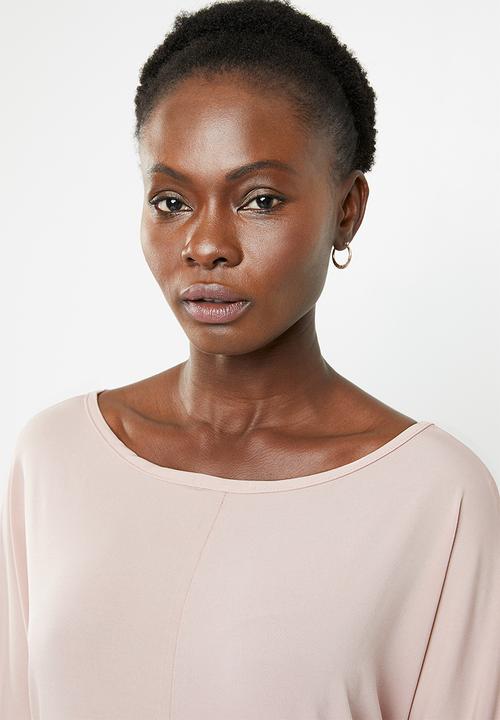 edit - Twist front top - pink