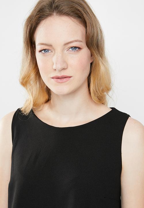 STYLE REPUBLIC - Hi-lo top - black