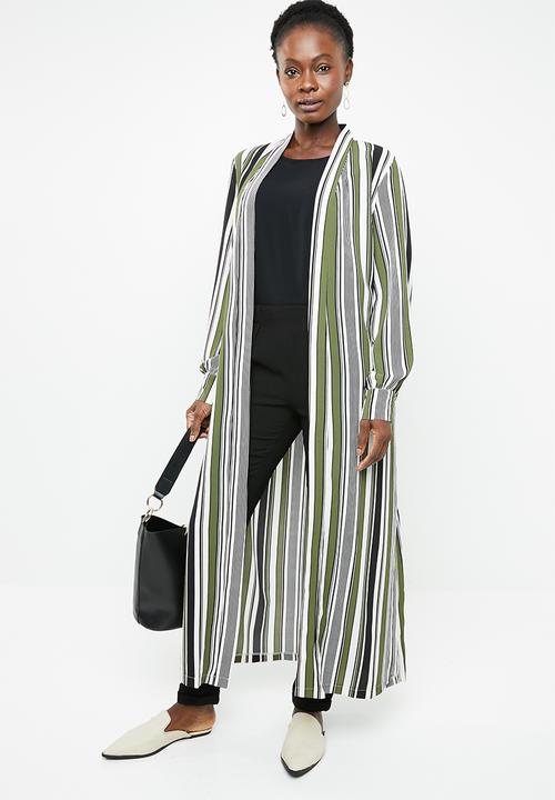 edit - Long line jacket - multi-colour
