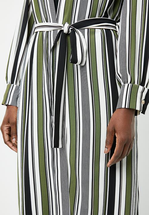 edit - Long line jacket - multi-colour