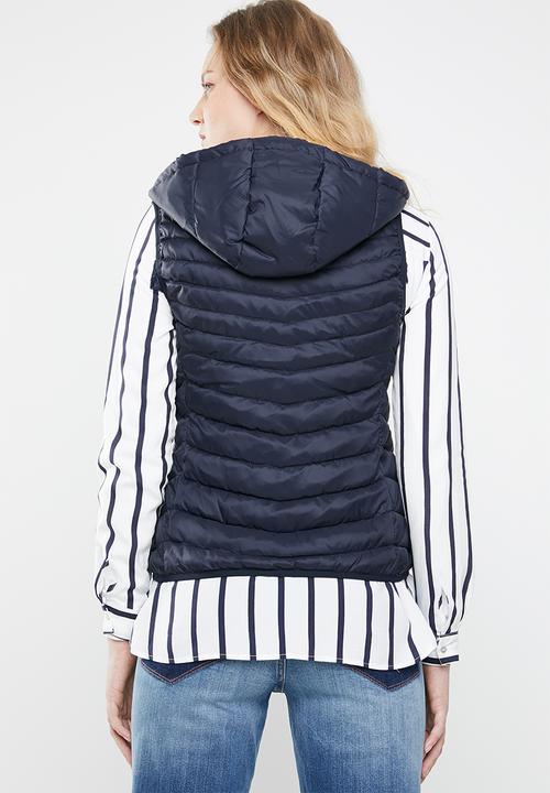 ONLY - Demi puffer gilet - navy