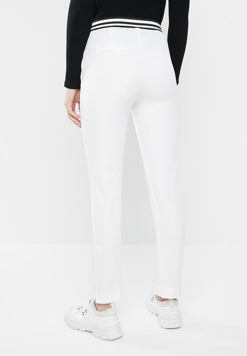 STYLE REPUBLIC - Athleisure smart pants - white