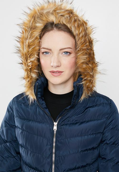 Tokyo Laundry - Lotus puffer jacket - navy