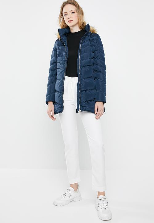 Tokyo Laundry - Lotus puffer jacket - navy