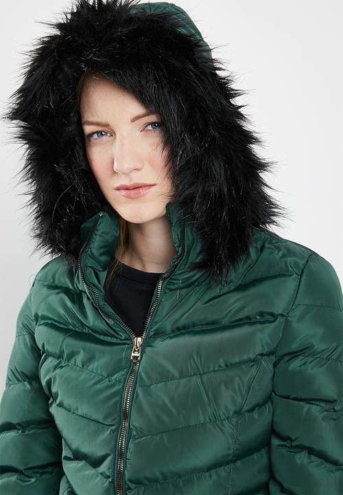 Tokyo Laundry - Lotus puffer jacket - green