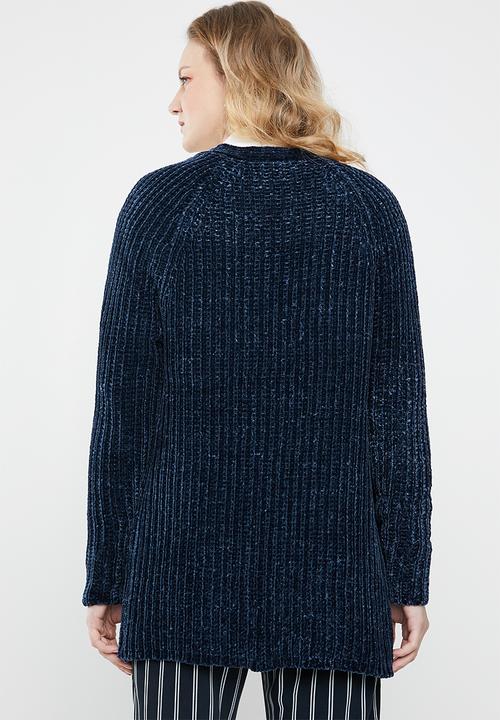 Tokyo Laundry - Adley chenille cardigan - navy