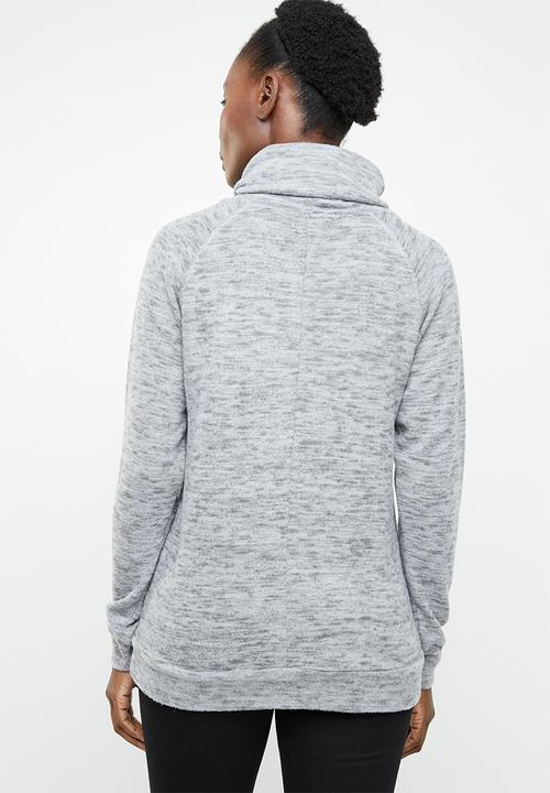 edit - Funnel neckline tunic - grey