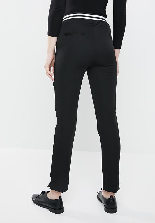 STYLE REPUBLIC - Athleisure smart pants - black