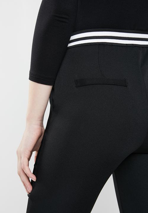 STYLE REPUBLIC - Athleisure smart pants - black