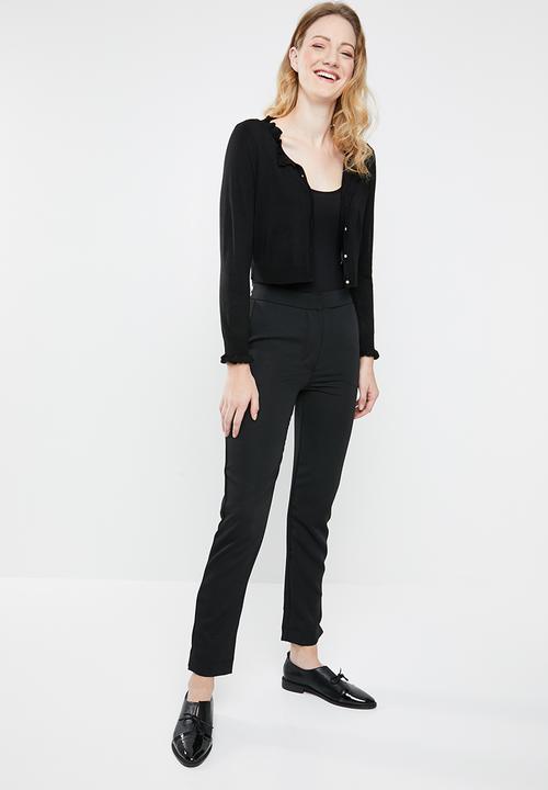 STYLE REPUBLIC - Athleisure smart pants - black