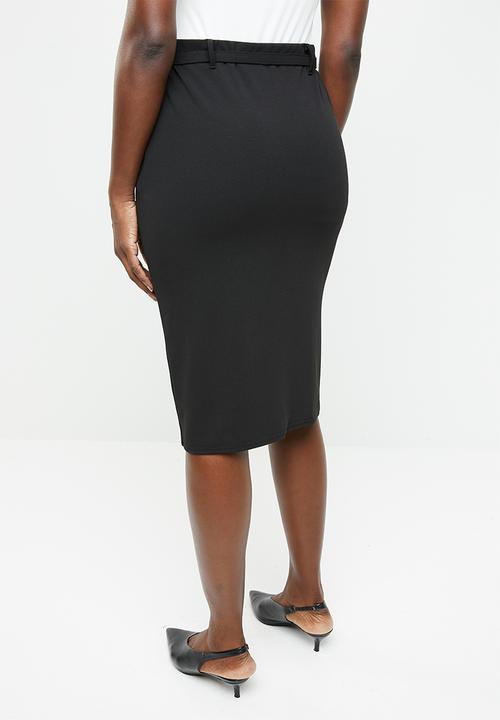 edit - Pencil skirt - black