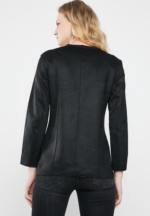 STYLE REPUBLIC - Suede look jacket - black