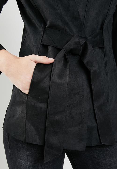 STYLE REPUBLIC - Suede look jacket - black