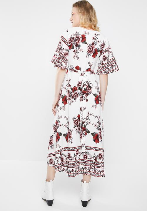 Revenge - Kimono wrap dress - white