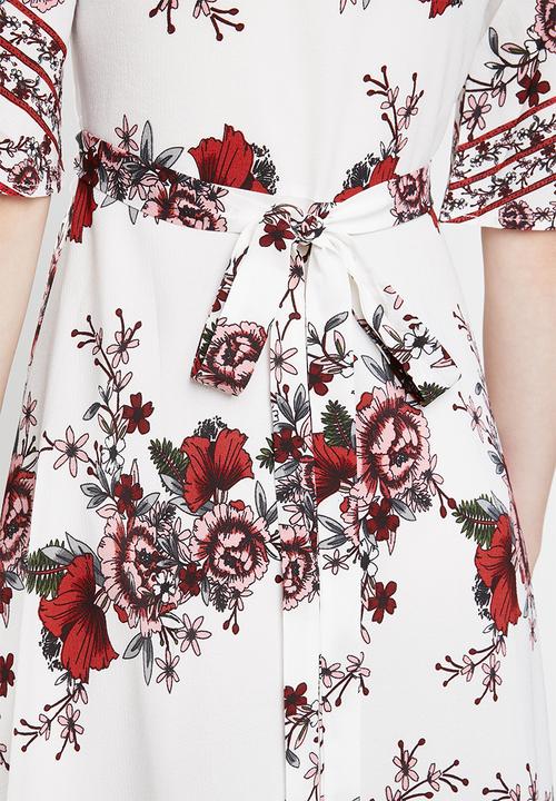 Revenge - Kimono wrap dress - white