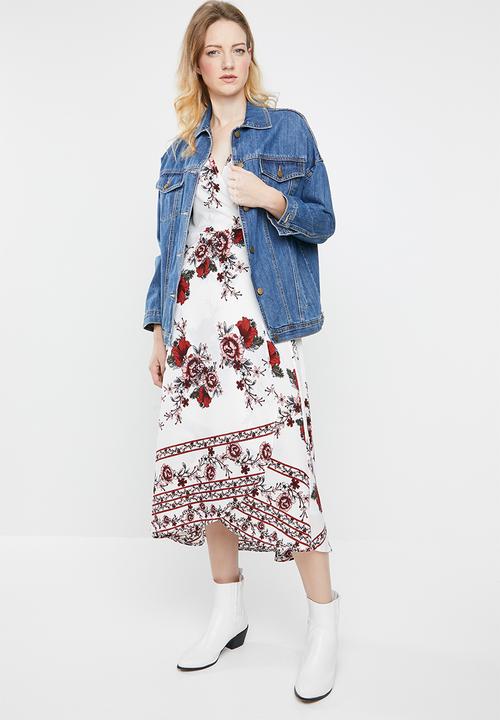 Revenge - Kimono wrap dress - white