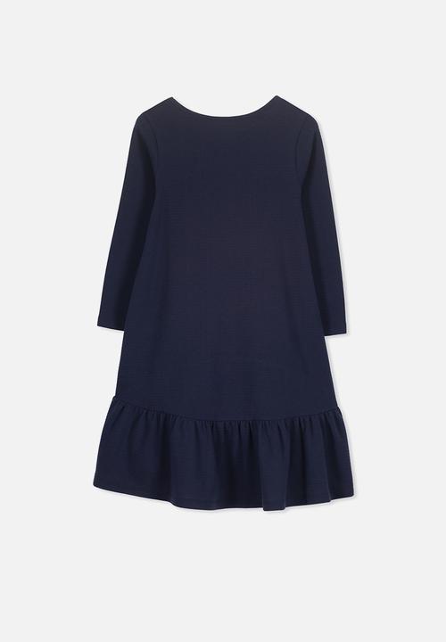 Cotton On - Joss long sleeve dress - navy