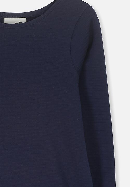 Cotton On - Joss long sleeve dress - navy
