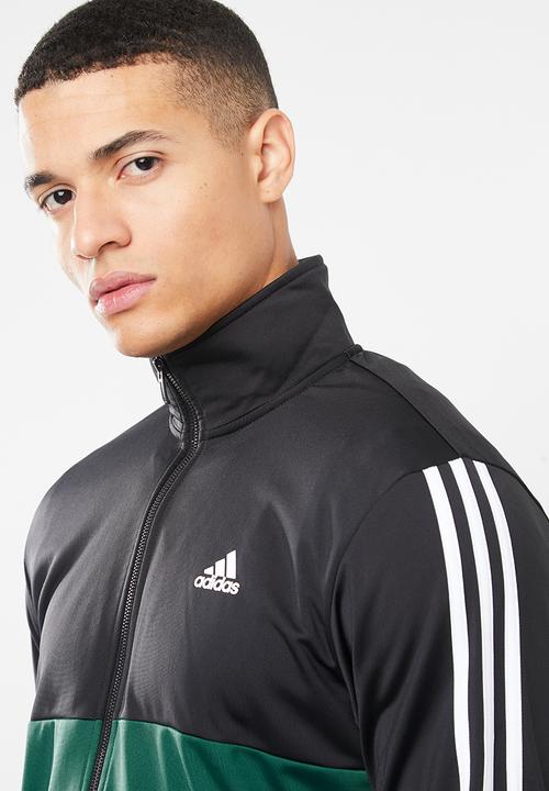 adidas Originals - Back 2 bas tracksuit - black & green