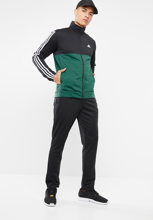adidas Originals - Back 2 bas tracksuit - black & green