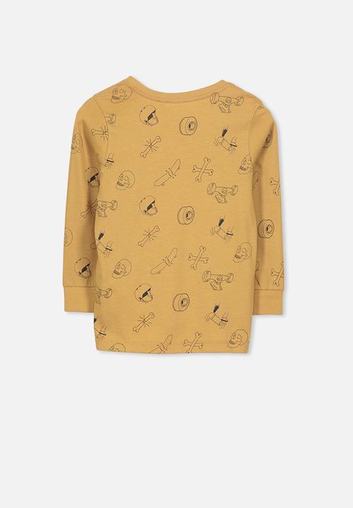 Cotton On - Tom long sleeve tee - tan