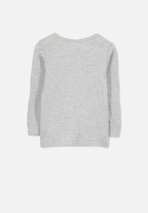Cotton On - Tom long sleeve tee - grey