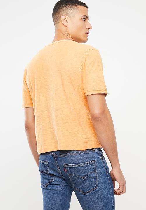 Brave Soul - Globe T-shirt - orange