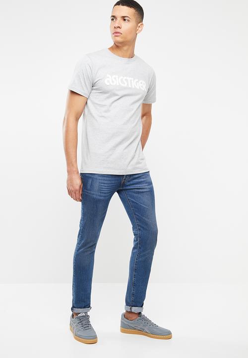 Asics Tiger - Op graphic tee - grey