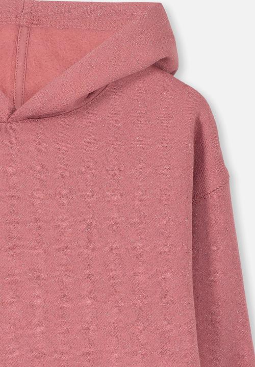 Cotton On - Viola long sleeve hood dress - red