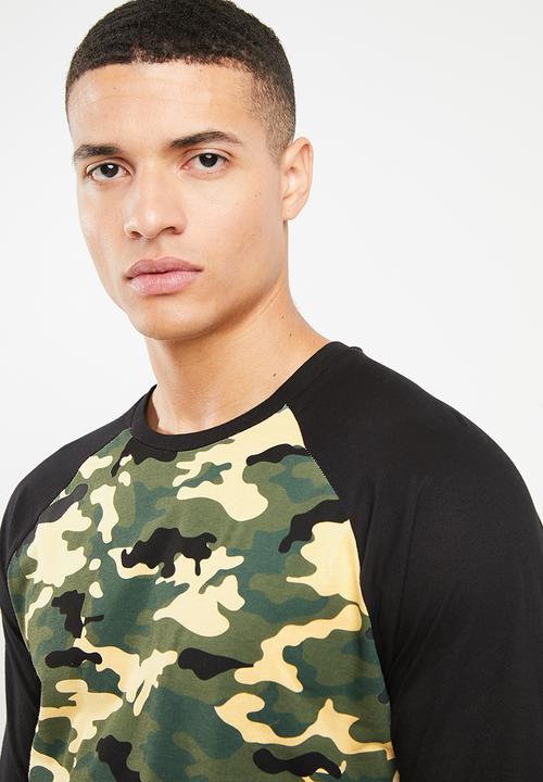 Brave Soul - Abraham camo tee - khaki