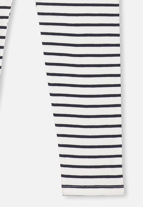 Cotton On - Huggie tights - black & white