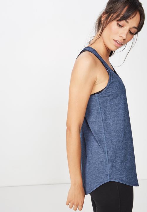 Cotton On - Training tank top  - blue