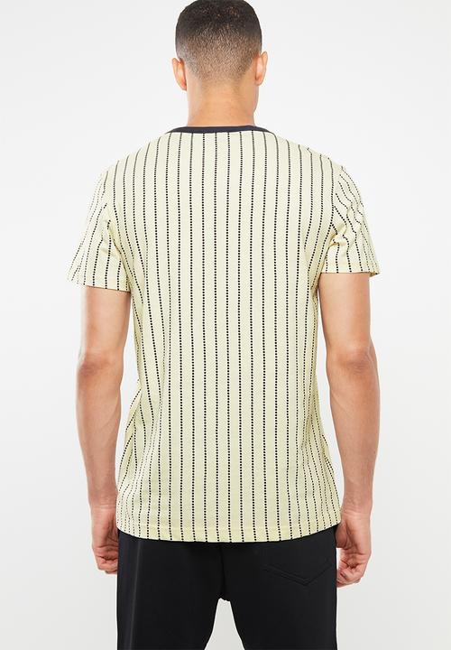G-STAR - Wabash r short sleeve - cream & navy 