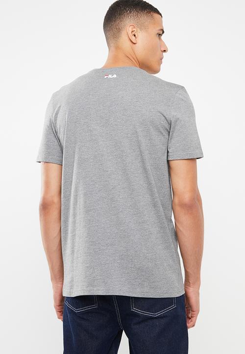 FILA - Stacker short sleeve crew neck tee - grey