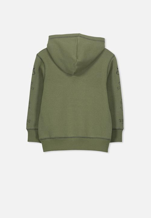Cotton On - Liam hoodie - khaki