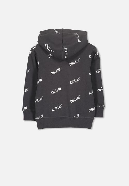 Cotton On - Liam hoodie - black