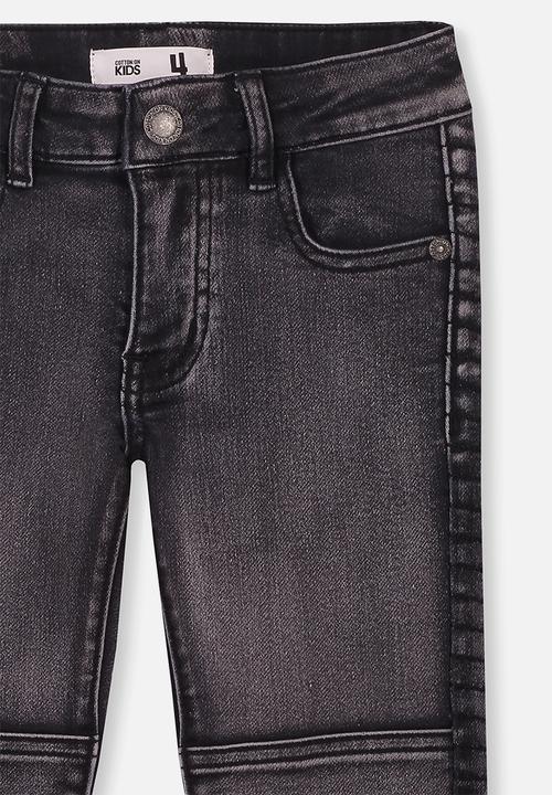 Cotton On - Matt moto jean - black
