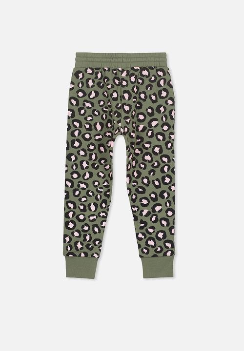 Cotton On - Kallie brushed leopard trackpant - multi