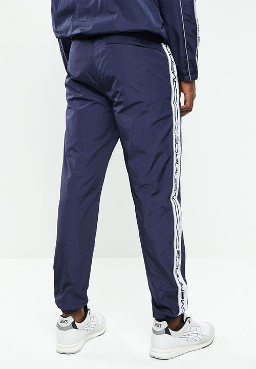 Mennace - Printed tracksuit bottoms - navy