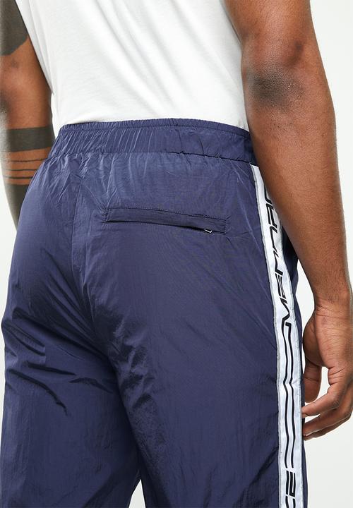 Mennace - Printed tracksuit bottoms - navy