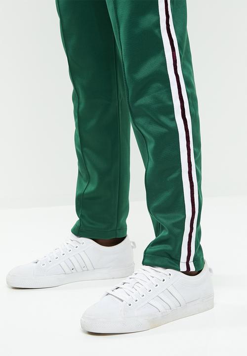 Mennace - Tricot side stripe bottom - green