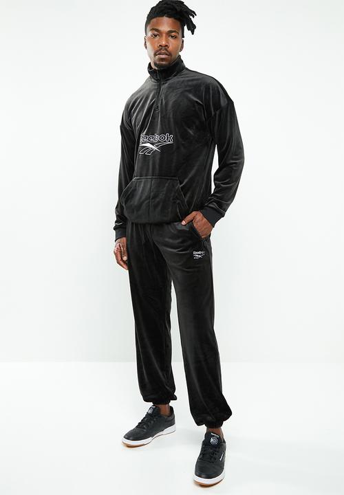 Reebok Classic - CL v velour pant - black
