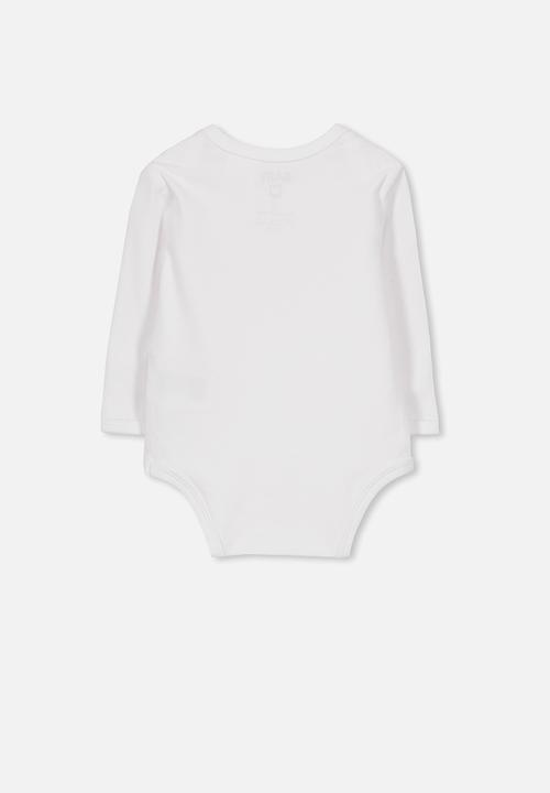 Cotton On - Long sleeve bubby - white