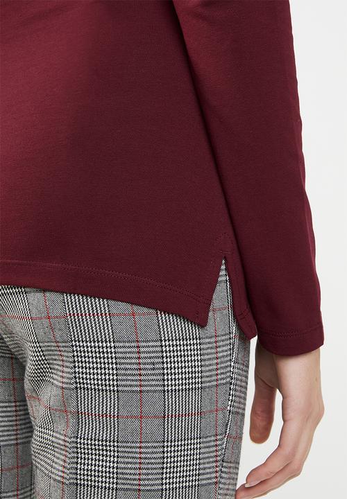 POLO - Emily pony tee - burgundy